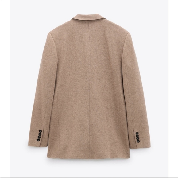 BNWOT Zara Wool Blend Blazer - Picture 2 of 6